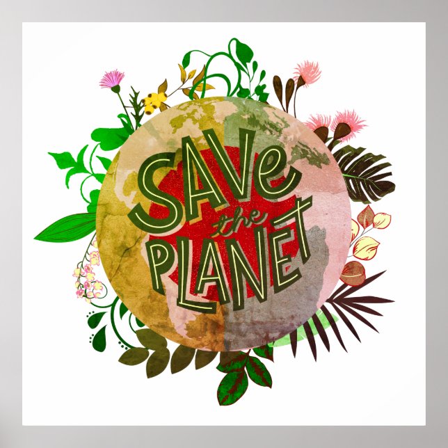 POSTER JOUR VERT POUR LA TERRE (Devant)