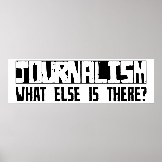 Poster Journalisme Qu'Y A-T-Il D'Autre ? (Devant)