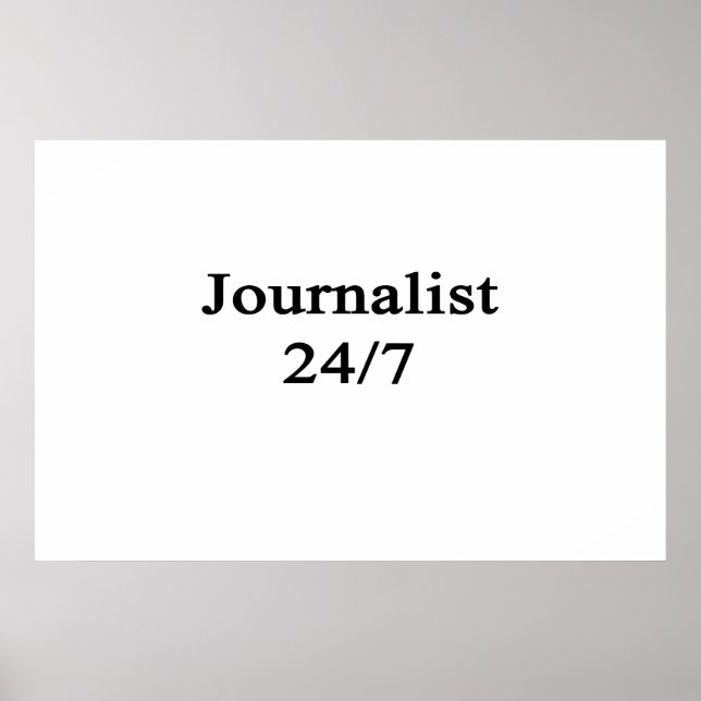 Poster Journaliste 24/7 (Devant)
