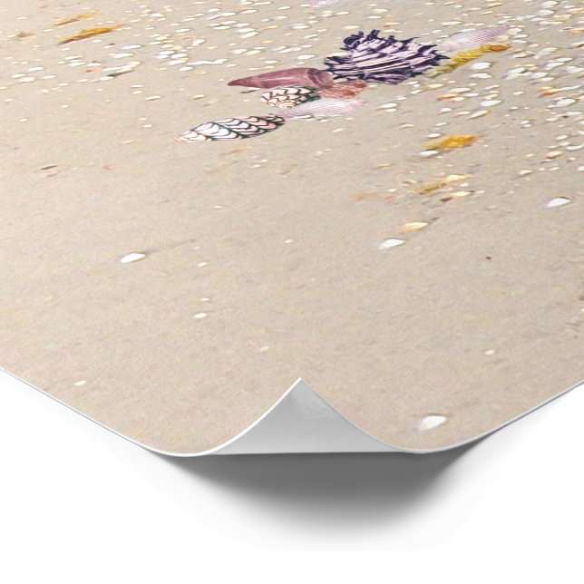 Poster Journée à la plage (Coin)