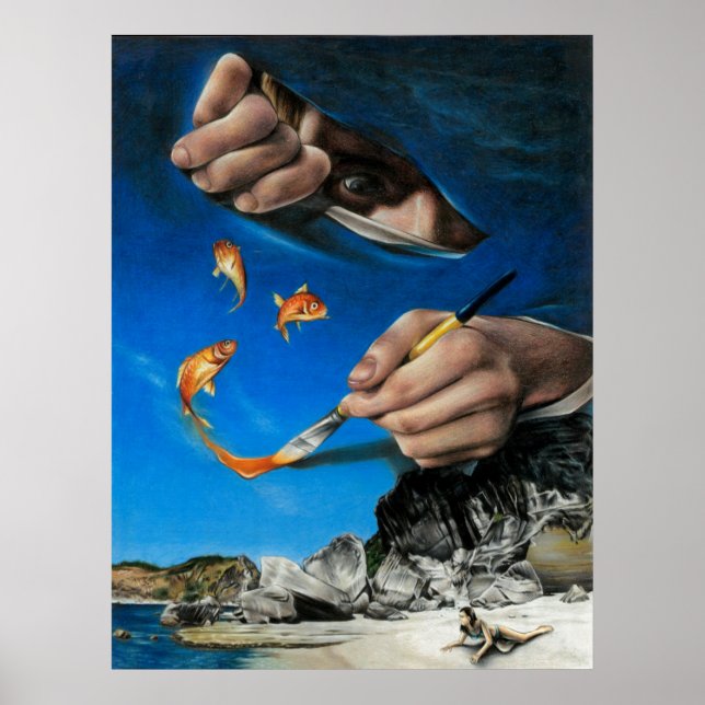 Poster Journée à la plage (Devant)