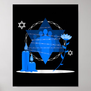 Poster Journée commémorative de l'Holocauste - Yom Hashoa