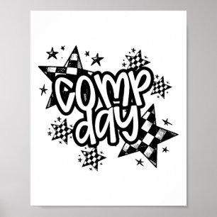 Poster Journee de competition de cheerleading de la saiso