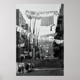 POSTER JOURNÉE DE LA BLANCHISSERIE - BRONX 1936