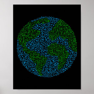 Poster Journée de la Terre 2025 Conception Animaux Sauvag