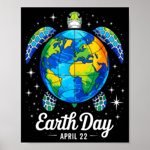 Poster Journée de la Terre 2026 Restaurer la Terre Mer Jo