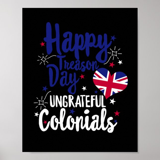 Poster Journée de la trahison ingrate Coloniens Indépenda (Devant)