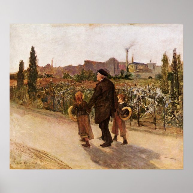 Poster Journée de l'âme par Jules Bastien-Lepage (Devant)