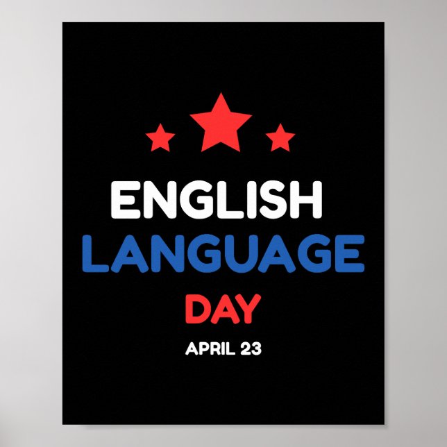 Poster Journée de l'anglais (Devant)