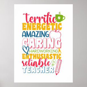 Poster Journée de l'enseignant Enseignant de l'entretien 