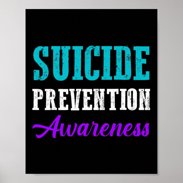 Poster Journée de prévention du suicide Sensibilisation a (Devant)