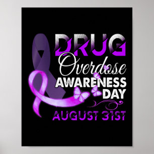 Poster Journée de sensibilisation à la surdose de drogue