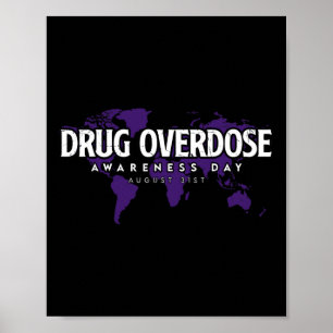 Poster Journée de sensibilisation à la surdose de drogue 