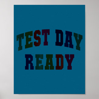 Poster Journée de test kawaii prête à tester l'histoire d
