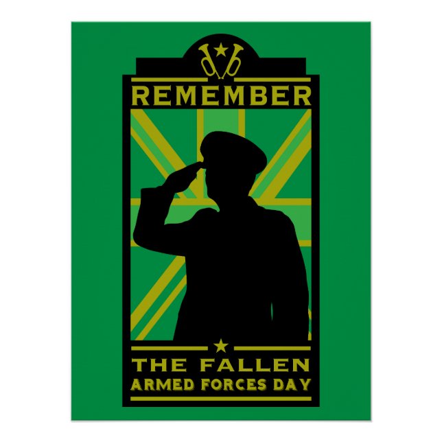 Poster Journée des forces armées britanniques (Devant)