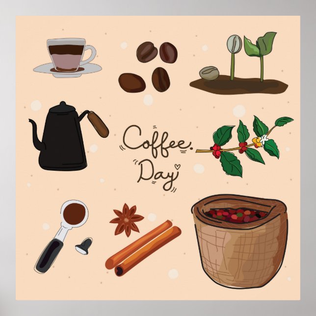 Poster Journée du café (Devant)
