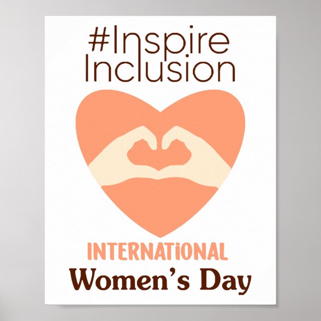 Poster Journée internationale de la femme 2024 Inspirer l (Devant)