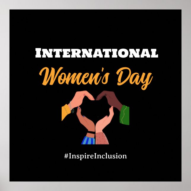 Poster Journée internationale de la femme 2025 inclusion  (Devant)