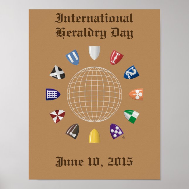 Poster Journée internationale de l'héraldique 2015 (Devant)