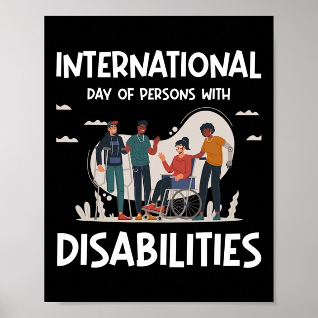 Poster Journée Internationale Des Personnes Handicapées (Devant)