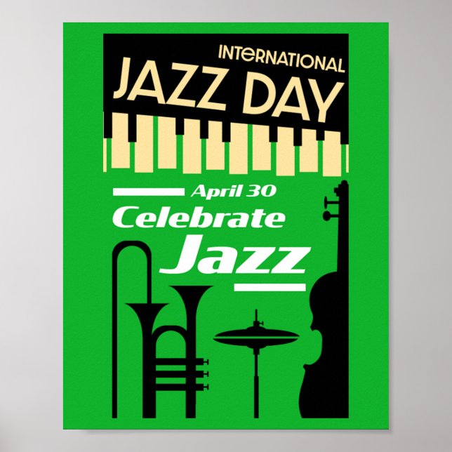 Poster Journée internationale du jazz 30 avril (Devant)
