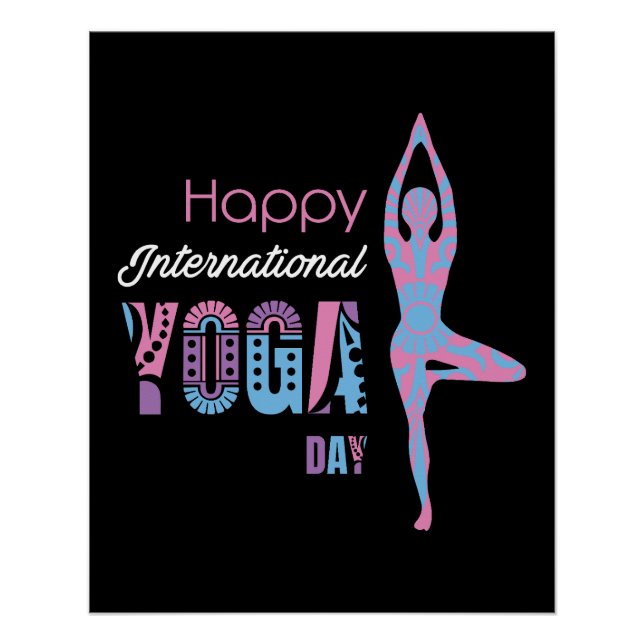 Poster Journée internationale du yoga (Devant)