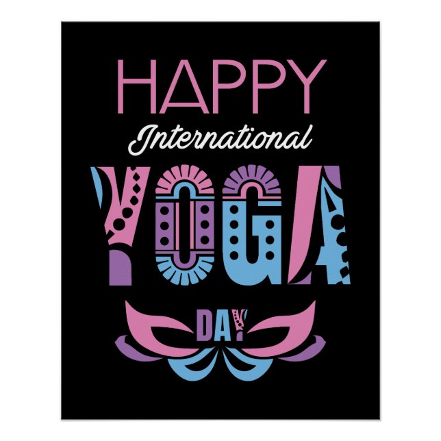 Poster Journée internationale du yoga (Devant)