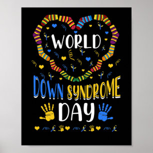 Poster Journée mondiale de sensibilisation au syndrome d'