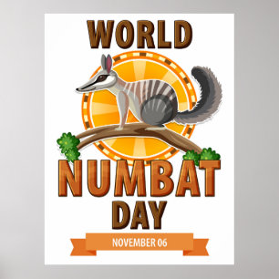 Poster Journée Mondiale du Numbat