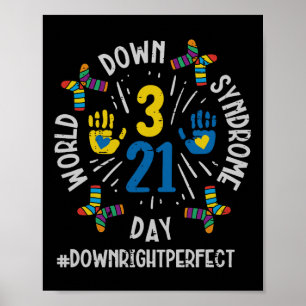 Poster Journée mondiale du syndrome de Down 321 Sensibili