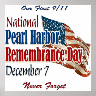 Poster Journée nationale Pearl Harbour