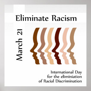 Poster Journée pour célébrer l'élimination du racisme