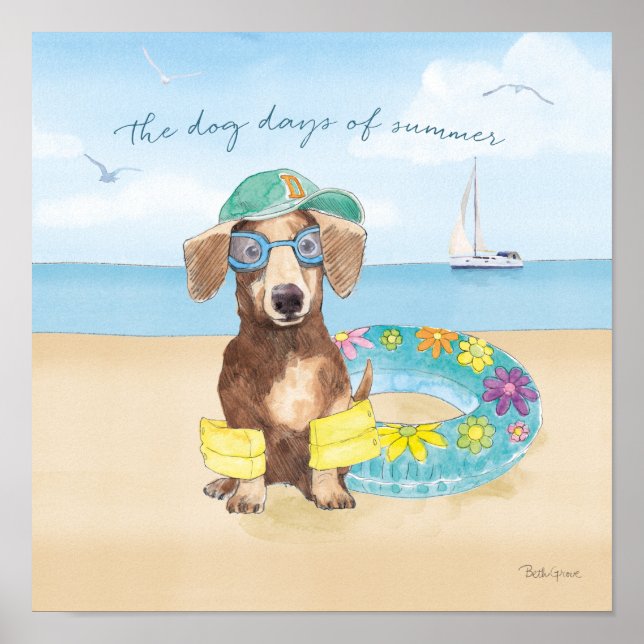 Poster Jours de chiens d'été (Devant)