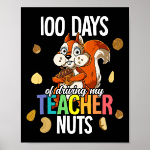 Poster Jours De Conduite Mon Enseignant Nuts