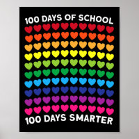 Jours De L'École 100 Jours Coeur Plus Intelligent