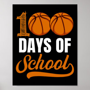 Poster Jours De L'École Joueur De Basket-Ball Garçon Fill
