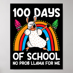 Poster Jours De L'École Pas De Prob Llama Pour Moi Joyeux