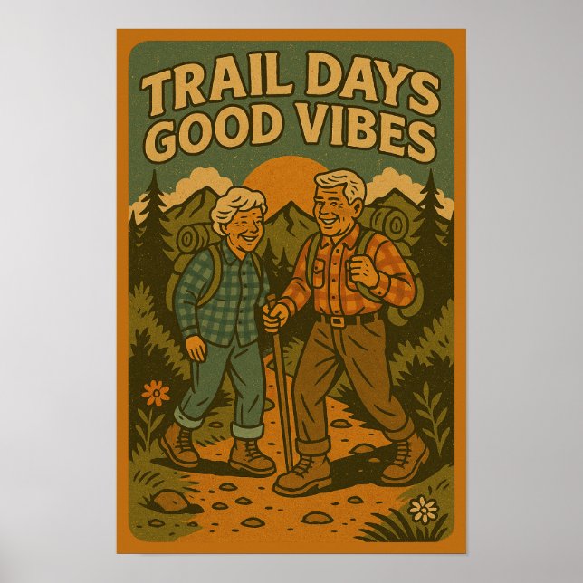 Poster Jours de piste Good Vibes (Devant)