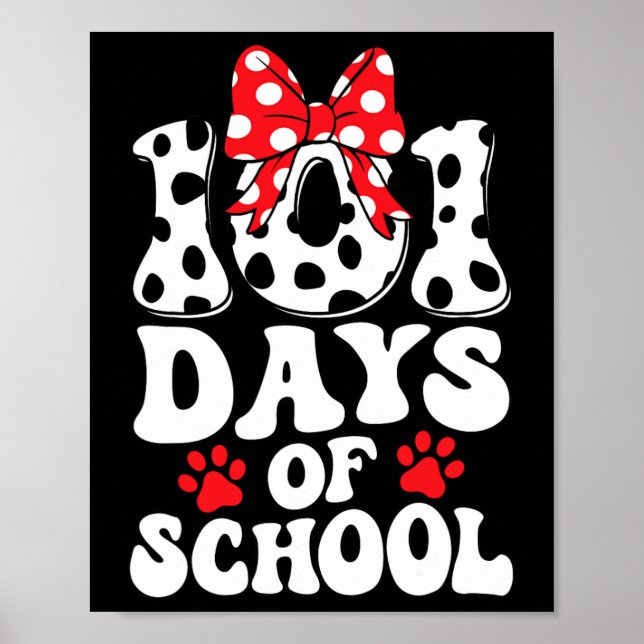 Poster Jours D'École Chien Dalmatien 100 Jours Garçons Pl (Devant)