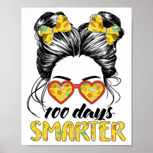 Poster Jours Filles Plus Intelligentes Nœud Cheveux Décoi