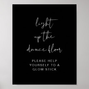 Poster JOVI Black Light Up The Dance Floor Glow Stick