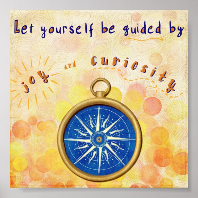 Poster - joy and curiosity (Front)