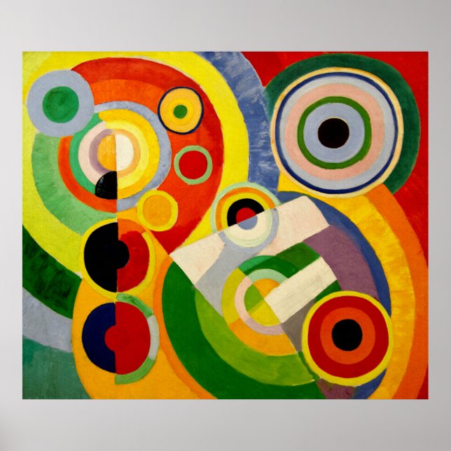 Poster Joy of Life - Classique Abstraite par Robert Delau (Devant)