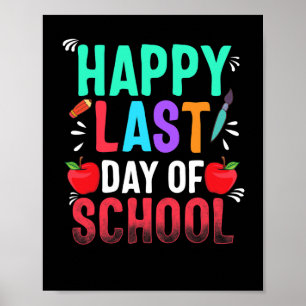 Poster Joyeuse Dernière Journée De L'Enseignant Appréciat