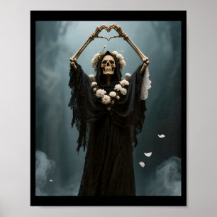 Poster Joyeuse fête des mères femmes maman grand-mère cœu