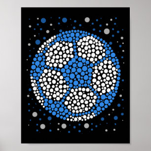Poster Joyeuse Fête des Points 2025 Football à pois Ll Am