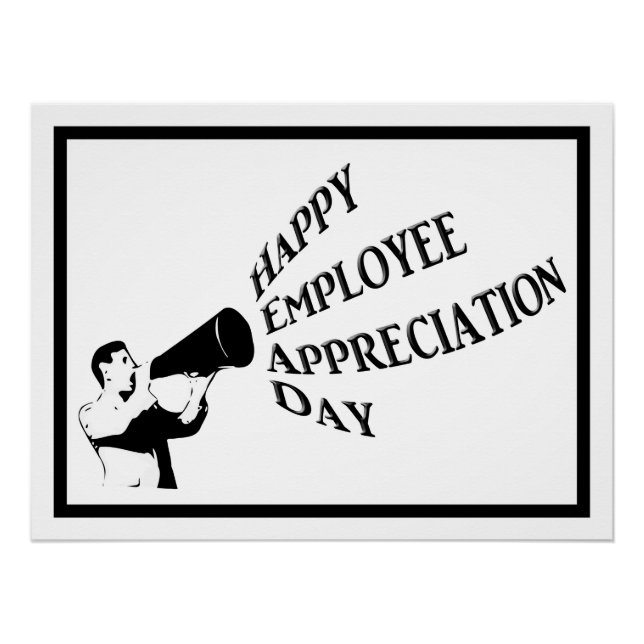 Poster Joyeuse journée d'appréciation des employés (Devant)
