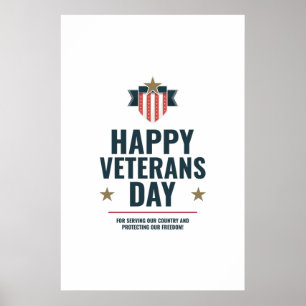 Poster Joyeuse journée des anciens combattants