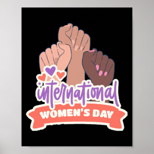 Poster Joyeuse Journée internationale des femmes