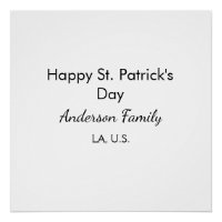 Joyeuse st. Fête de Patrick nom famille endroit si